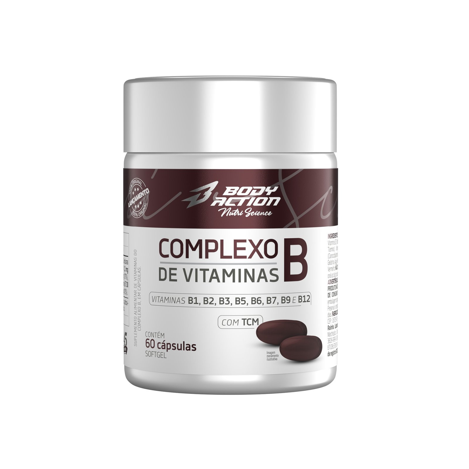 Complexo de Vitaminas B  60 Cápsulas