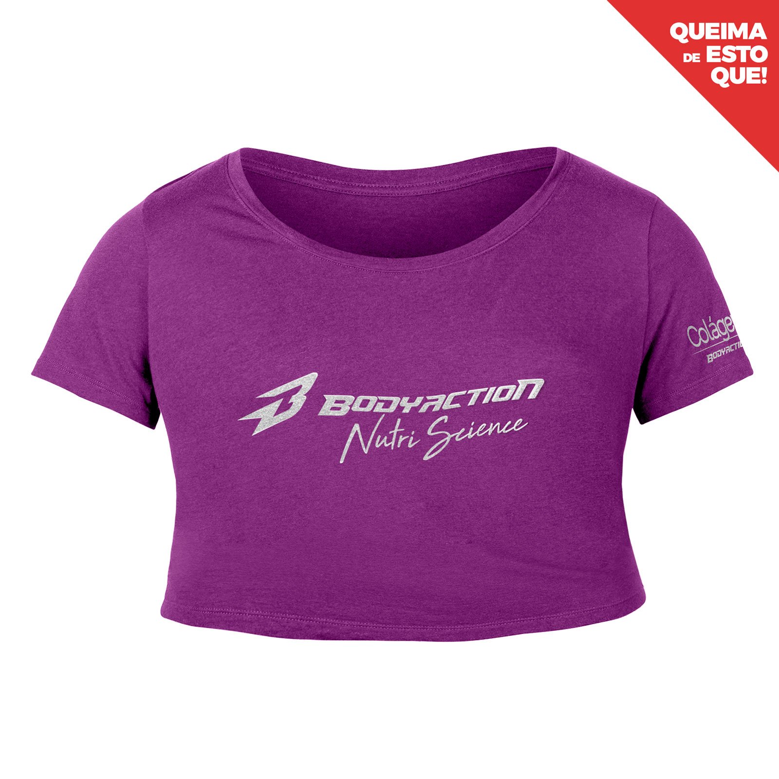 Cropped Roxo Colágeno